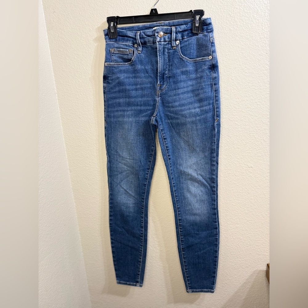 Good American Classic Blue Skinny Jeans‎